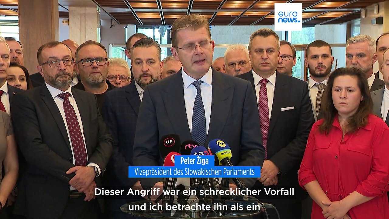 "Abscheulicher Angriff": Politiker weltweit verurteilen Angriff auf Fico