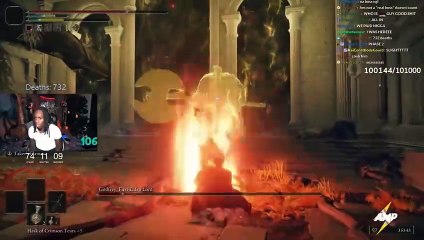 Kai Cenat logra matar a un boss en Elden Ring a la primera