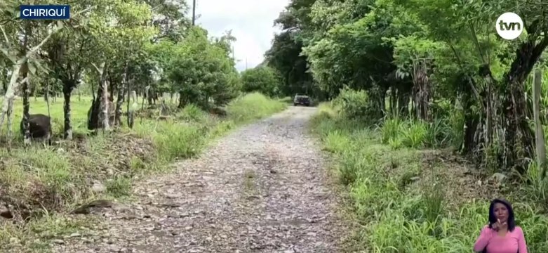 Productores de comunidad de difícil acceso en Bugaba exigen la construcción de un puente