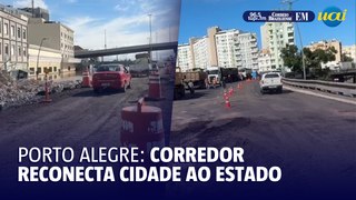 'Corredor humanitário' reconecta Porto Alegre ao restante do estado