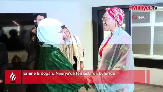 Emine Erdoğan, Nijerya Cumhurbaşkanı’nın eşi ile bir araya geldi