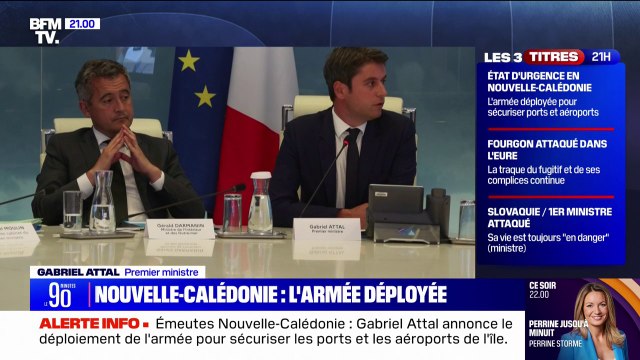 Nouvelle-Calédonie: Gabriel Attal annonce le déploiement de l'armée pour sécuriser les ports et les aéroports