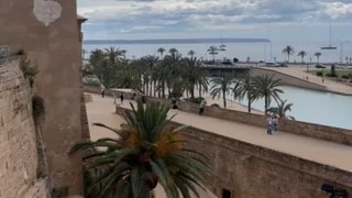 LA PLUS BELLE vue sur la Mer depuis le Palais de l’Almudaina à Palma