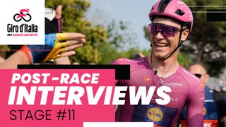 Giro d'Italia 2024 | Stage 11: post-race interview
