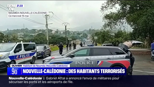 Olivier (habitant de Nouméa): L'état d'urgence est une nouvelle qui donne l'impression qu'enfin les autorités ont pris la mesure de l'état insurrectionnel de la capitale