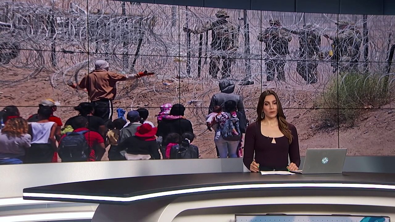 Migrantes Desafían A La Guardia Nacional De Texas