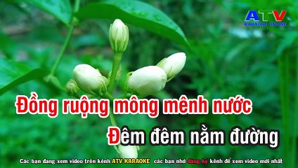 07.Karaoke  Trên Bốn Vùng Chiến Thuật - Tone Nữ - Karaoke Nhạc Sống - ATV Karaoke