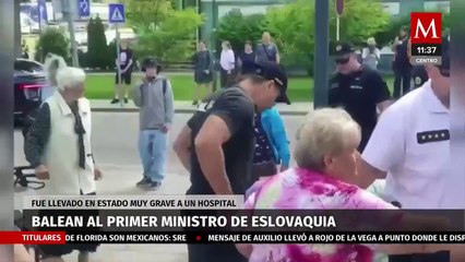 Atentan contra Robert Fico primer ministro de Eslovaquia