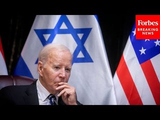 Democratic Senator Responds To President Biden Withholding Munitions From Israel Over Rafah