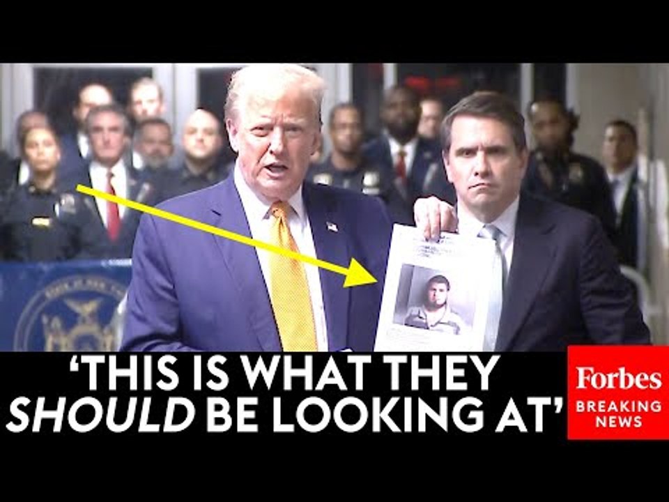 BREAKING NEWS: Trump Rails About Hush Money Trial, Rants About 'Biden Migrant Crime' After Hearing