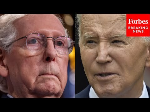 'Giving The Terrorists A Lifeline': Mitch McConnell Slams Biden For Withholding Support For Israel