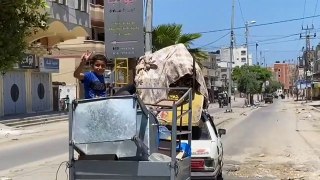Miles de palestinos huyen de Rafah ante la amenaza de una ofensiva terrestre israelí