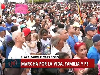 Caraqueños marchan "Por la vida, Familia y Fe" en celebración al Día Internacional de las Familias