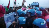 Corteo pro Palestina a Napoli, tensioni con la polizia vicino al consolato Usa