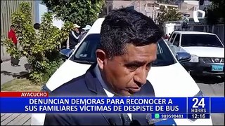 Ayacucho: familiares claman por reconocimiento de víctimas en morgue tras accidente de Civa