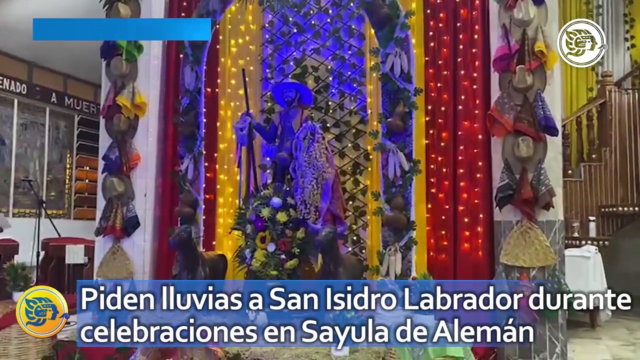 Piden lluvias a San Isidro Labrador durante cel...