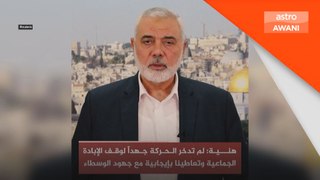 Hamas dakwa Israel punca rundingan gencatan senjata gagal