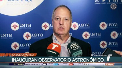 Inauguran observatorio astronómico en la USMA