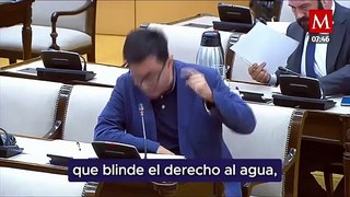 AMLO agradece a diputado español por defenderlo en Congreso de España