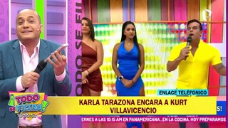 Karla Tarazona encara EN VIVO a Kurt Villavicencio: 