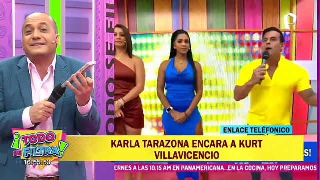 Karla Tarazona encara EN VIVO a Kurt Villavicencio: Estoy cansada de que te hagas la víctima