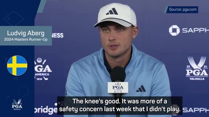 Aberg declares himself fully fit for PGA Championship debut