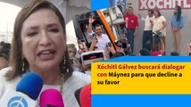 Xóchitl Gálvez buscará dialogar con Máynez para que decline a su favor
