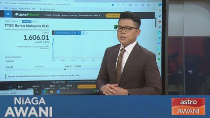 Prestasi Bursa Malaysia setakat 16 Mei 2024
