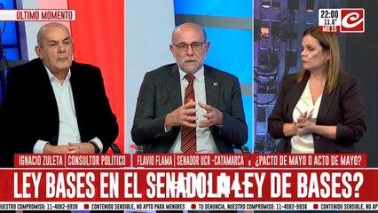 Flavio Flama: "A las leyes hay que gestionarlas dentro del Congreso"