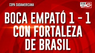 Boca empató 1-1 con Fortaleza de Brasil