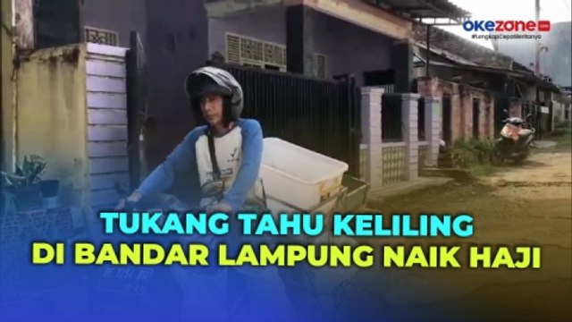 26 Tahun Menabung, Tukang Tahu Keliling di Bandar Lampung Naik Haji