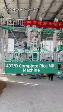40T/D Modern Rice Processing Plant | Complete Rice Processing Machine Supplier - Hongjia Rice Mill