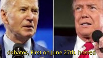 Biden and Trump, trading barbs, agree to 2 presidential debates, in June and September