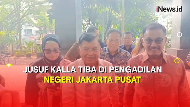 Tiba di PN Jakpus, Jusuf Kalla Bakal Jadi Saksi di Sidang Eks Dirut Pertamina