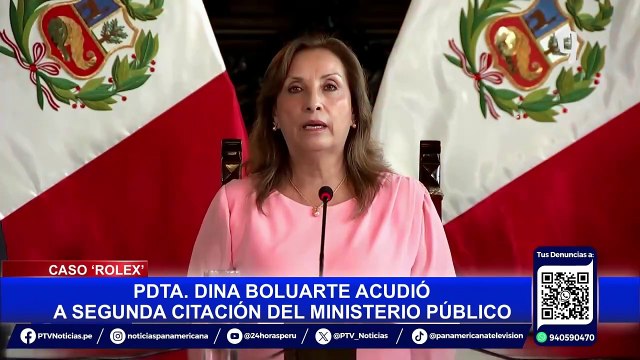 Caso Rolex: estas son las diferentes versiones de Dina Boluarte sobre sus relojes