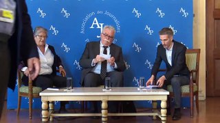 Conférence de presse de l’AJP : M. André Chassaigne, député du Puy-de-Dôme, président du groupe Gauche démocrate et républicaine de l’Assemblée nationale - Mercredi 15 mai 2024