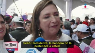 Polémica por si la bandera de México será izada en el Zócalo durante marcha “Marea Rosa”