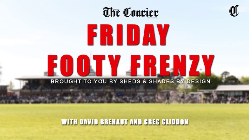 Join David Brehaut and Greg Gliddon for this week's edition of Friday Footy Frenzy, covering all things BFNL and CHFL/CHNL.