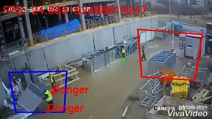 Insane Near-Death Accident On Construction Site!