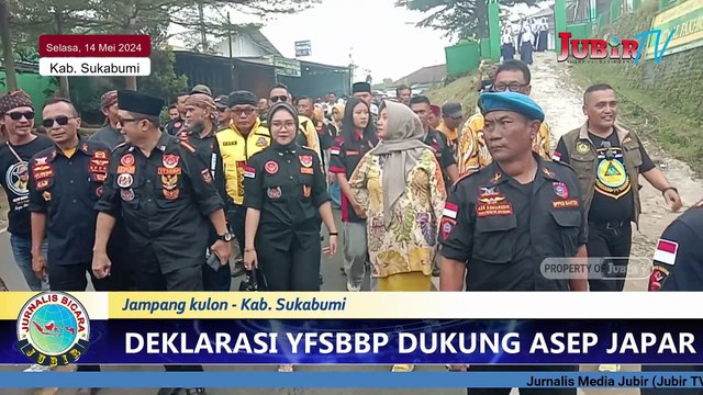Relawan Akbar Jampang Kulon Deklarasi Mendukung Asep Japar jadi Bupati Kabupaten Sukabumi 2024-2029