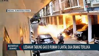 CCTV Rekam Detik-Detik Ledakan Rumah di Kompleks Liberty Medan