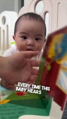 This song makes this baby cry