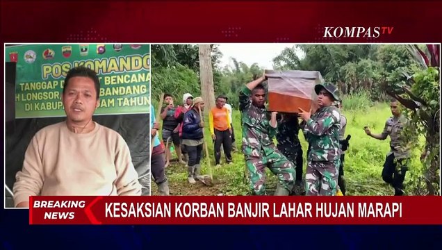 Warga Kabupaten Agam Ceritakan Kepanikan saat Terjadinya Banjir Lahar Hujan Marapi