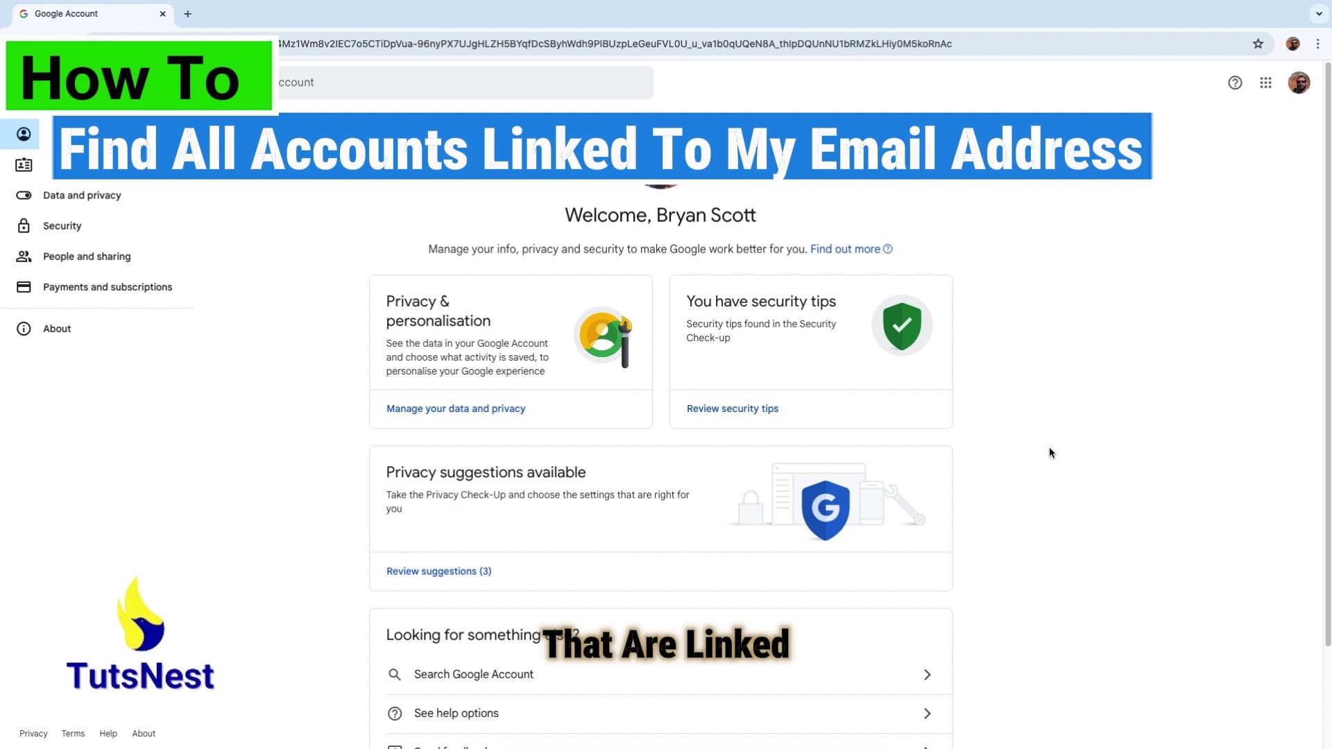 How To Find All Accounts Linked To My Email Address
