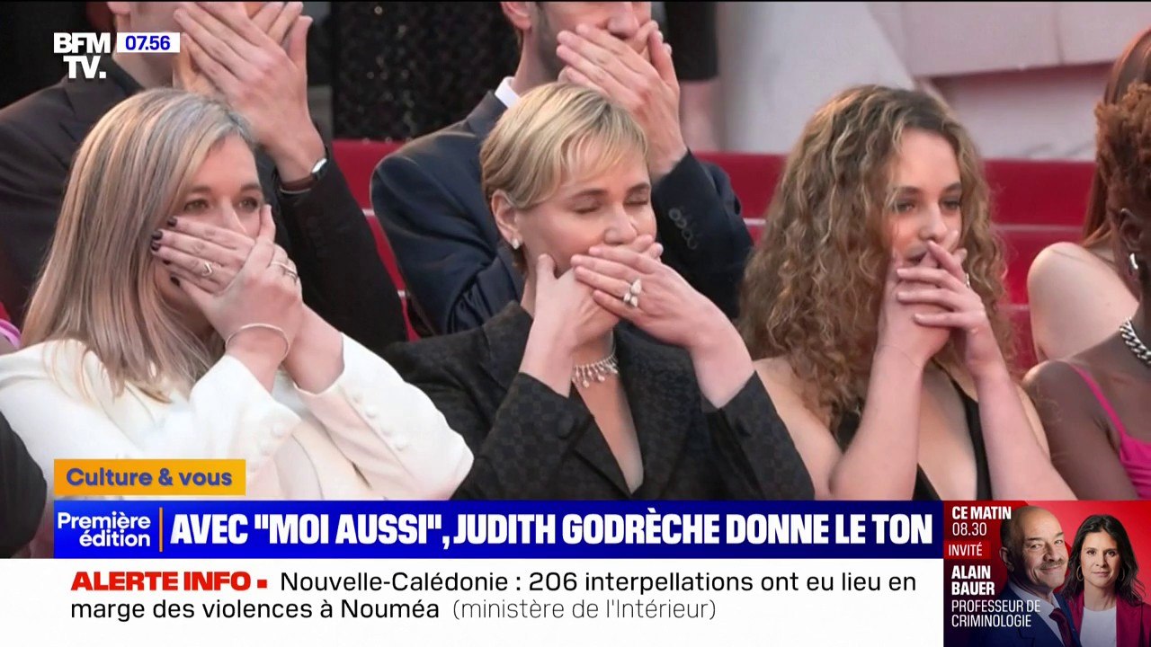 Cannes 2024: Judith Godrèche donne le ton au festival après la projection de son court-métrage "Moi aussi"