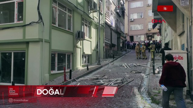 Beşiktaş’ta 5 katlı binada doğal gaz patlaması