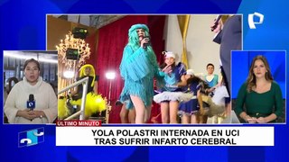 Yola Polastri se encuentra internada en UCI tras sufrir infarto cerebral