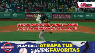 ¡Estos novatos venezolanos son la sensación de la MLB!
