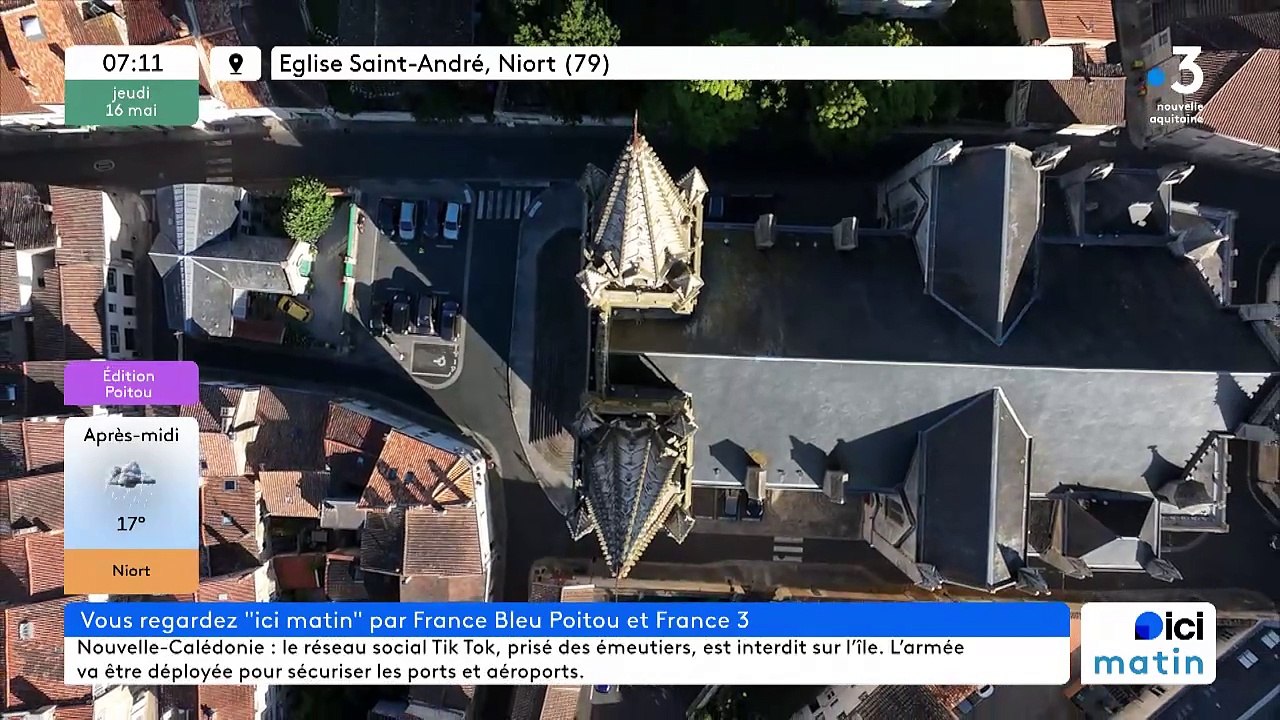 16/05/2024 - Le 6/9 de France Bleu Poitou en vidéo
