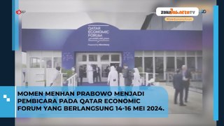 MENHAN PRABOWO SAMPAIKAN PENTINGNYA KESEJAHTERAAN RAKYAT SAAT JADI NARASUMBER DI QATAR ECONOMIC FORUM